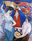 Diego Rivera Famous Paintings - The Adoration of the Virgin